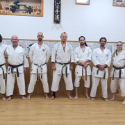 Sensei Aljosa com o grupo de Alcanena.