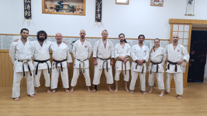 Sensei Aljosa com o grupo de Alcanena.