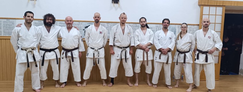 Sensei Aljosa com o grupo de Alcanena.